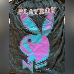 Playboy Bunny Graphic Tee Adult Crewneck Short Sleeve